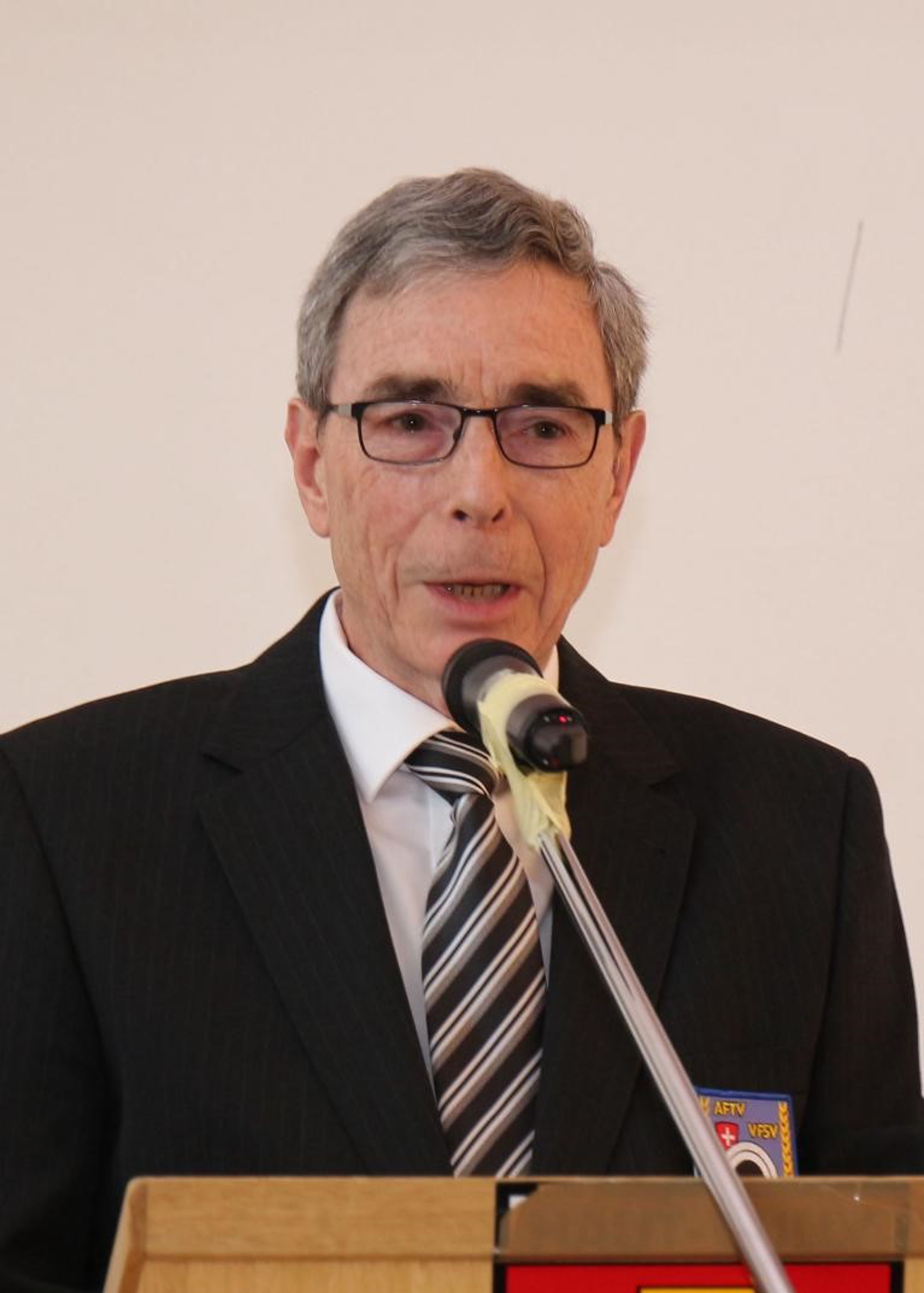 Paul Meier, président sortant de l'AFTV et nouveau président d'honneur.