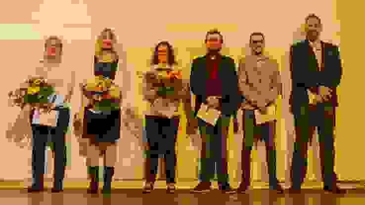 2019-04-26_SSV-Ehrungen_016.JPG Sie wurden für ihre Leistungen ausgezeichnet (von links): Silvia Guignard, Irene Beyeler, Marina Schnider, Andrea Rossi, Gilles Dufaux und Marcel Ackermann.