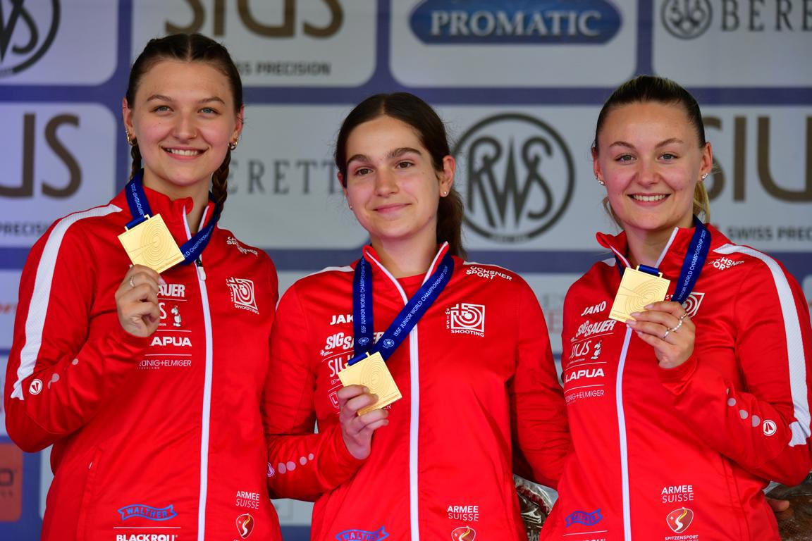 Zweites WM-Gold für die Gewehr-Juniorinnen