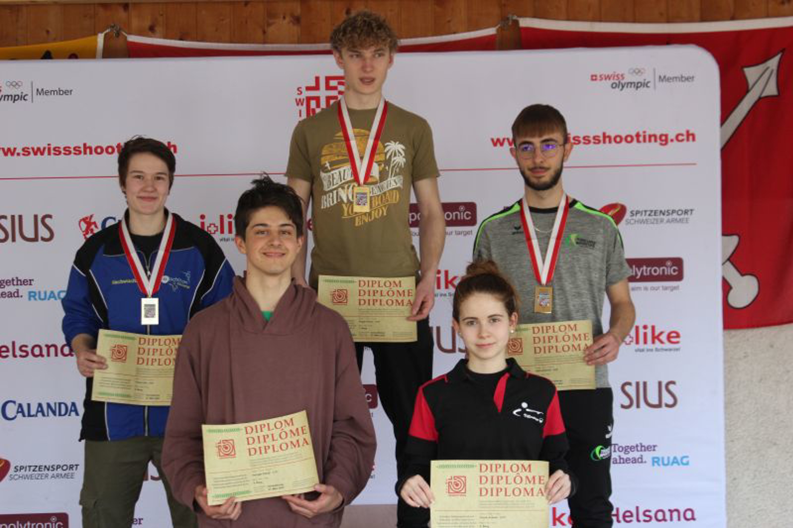 Pistole 10m: Finalisten U21