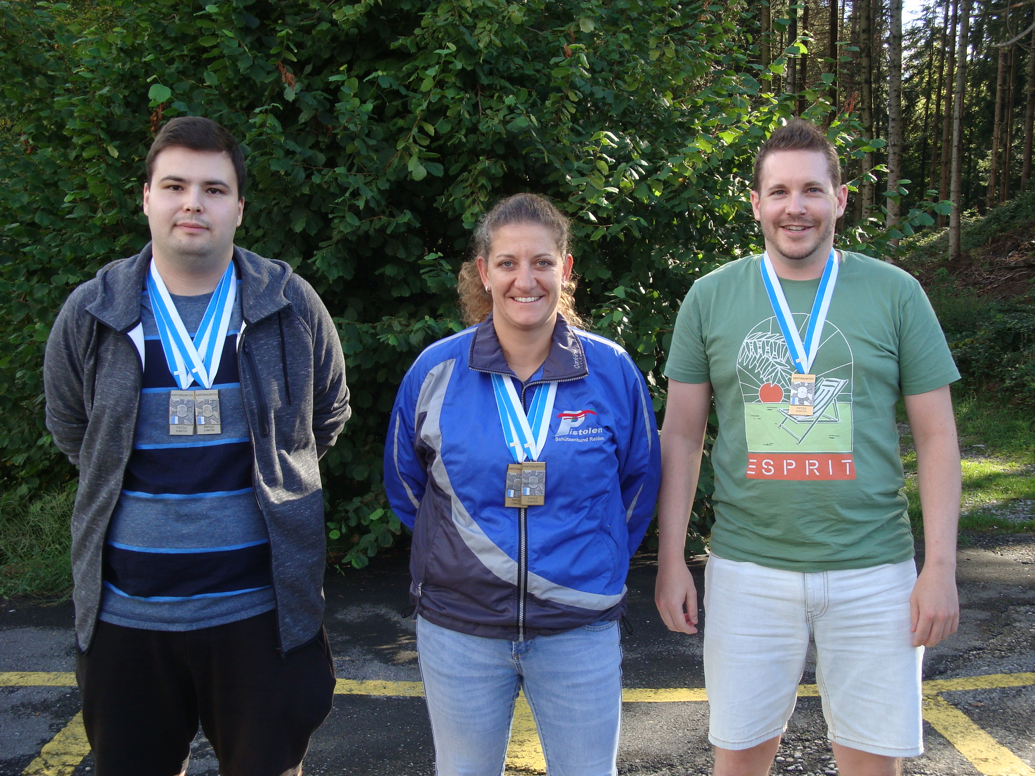 Im Pistolen B Match 50m siegte Corinne Birrer  klar vor Alex Huber und Ueli Krauer.