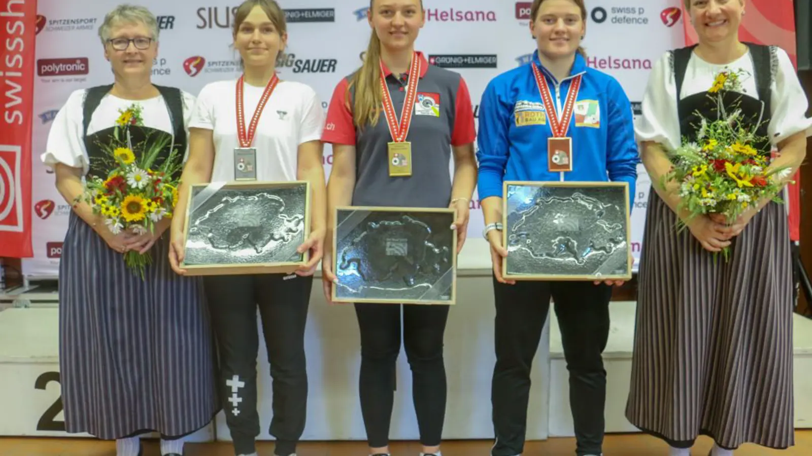 Medaillengewinnerinnen G50m liegend U17