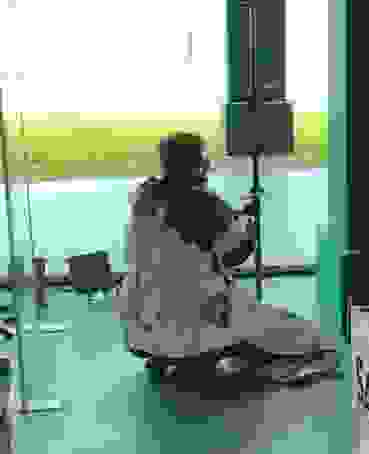 K800_Jan kniend.JPG Jan Lochbihler bewahrt sich mit dem Finaleinzug alle Chancen für den Quotenplatz für die Olympischen Spiele in Tokyo.