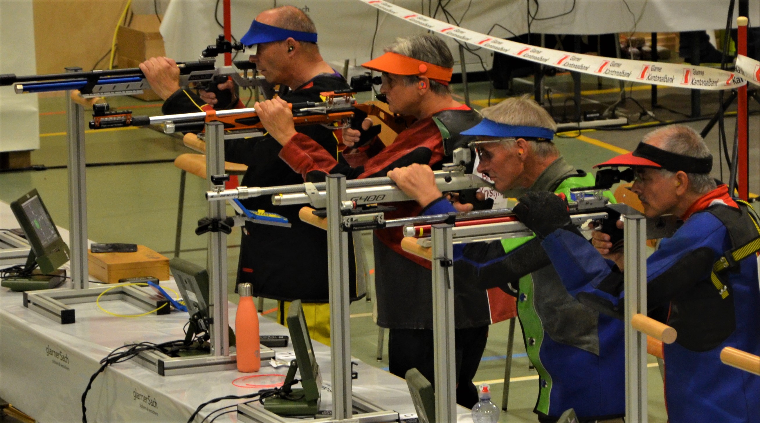 Die Halfinalisten in Aktion.