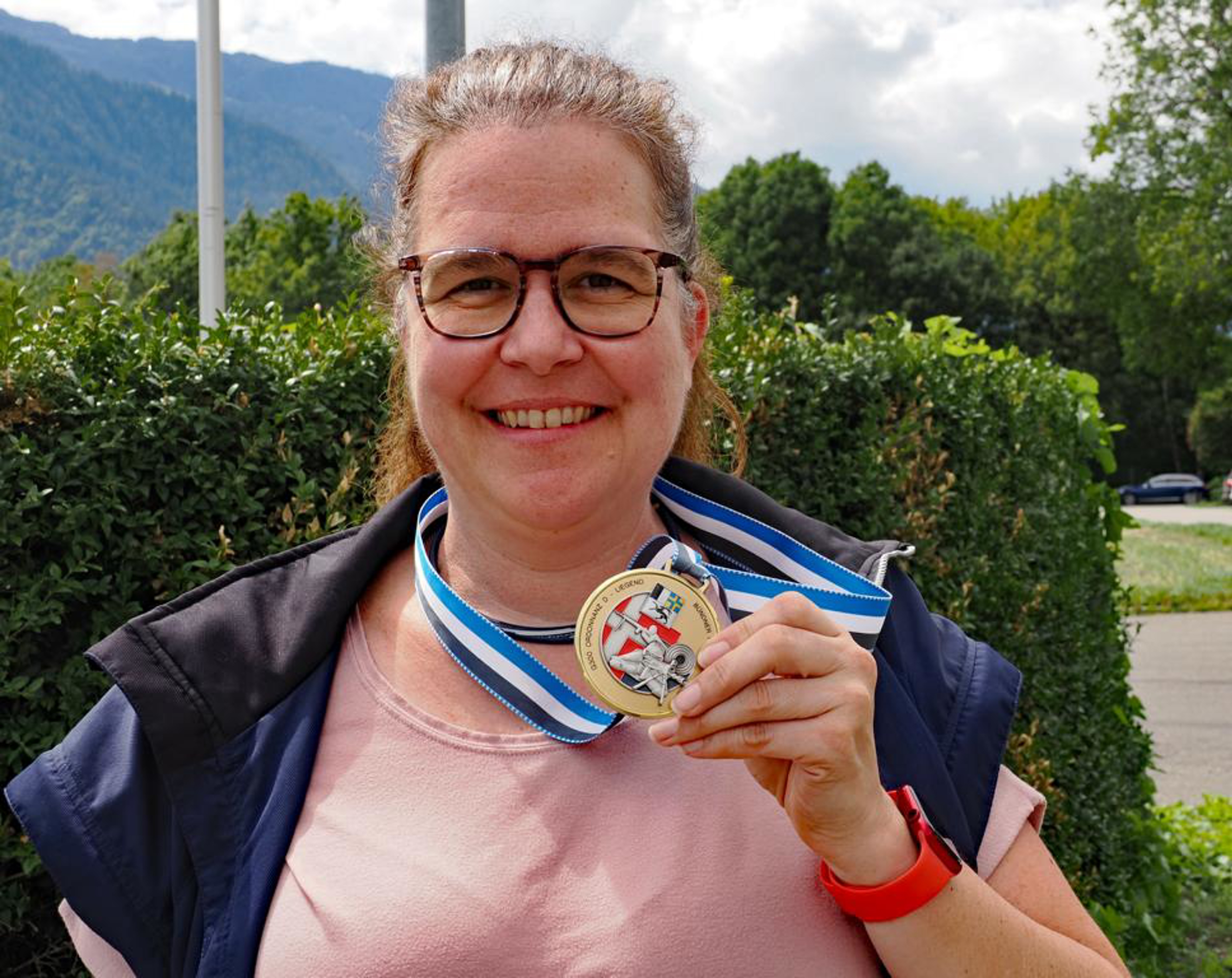 Silvia Plaz verteidigt ihren Titel im Liegendmatch Gewehr 57/03.