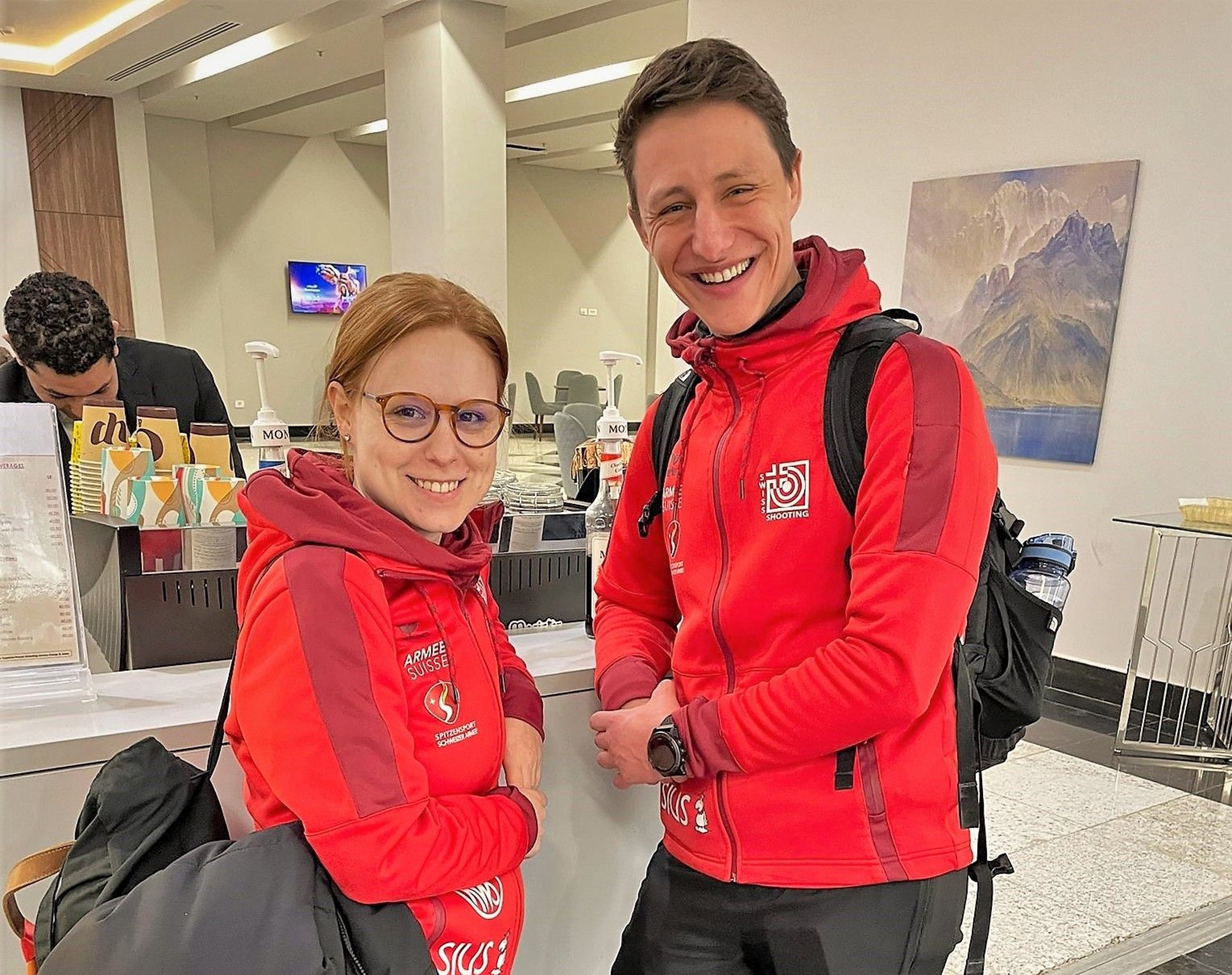 Knapp an Bronze vorbei: Nina Christen und Christoph Dürr.