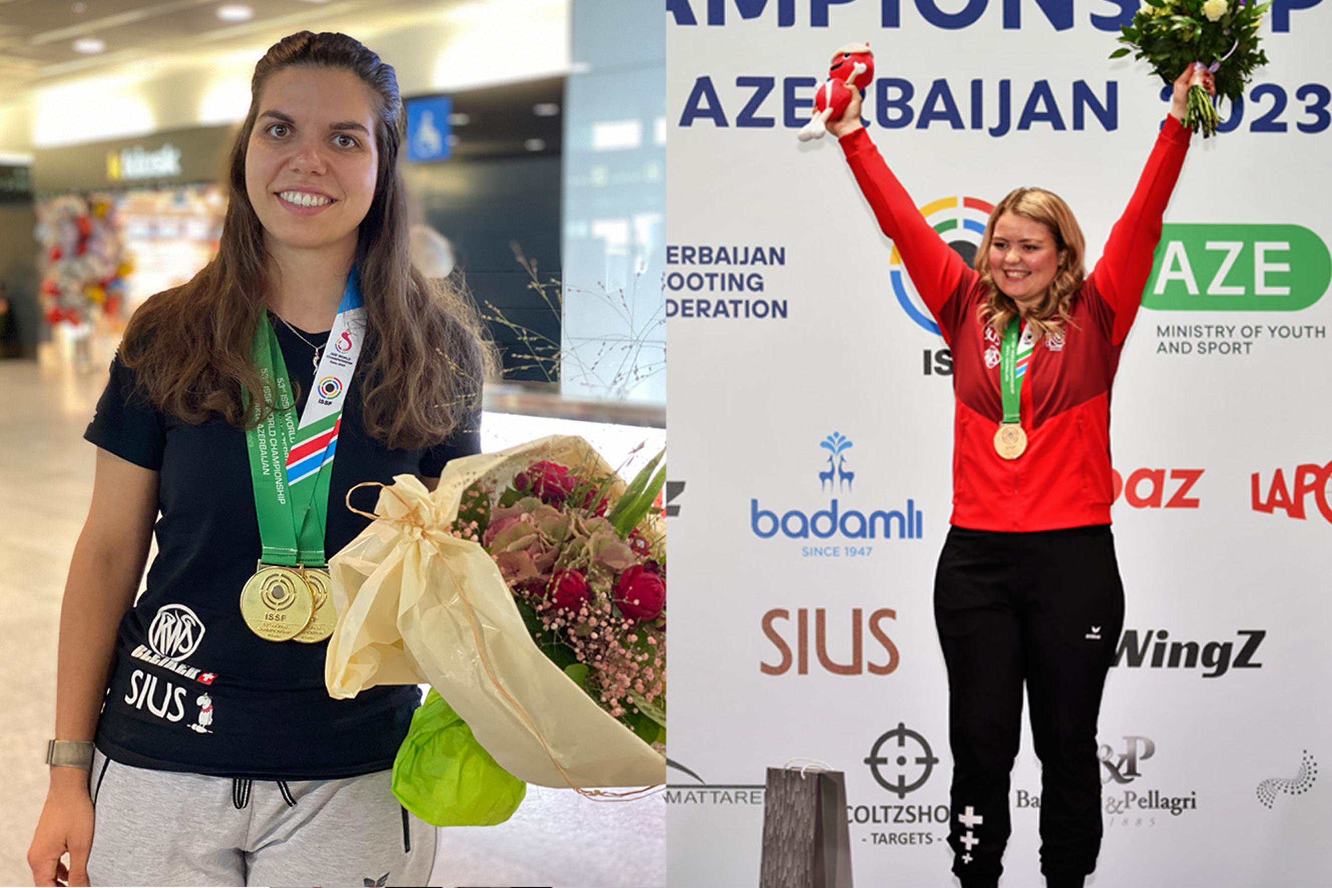 Zur Sportlerin des Jahres nominiert (v.l.): Chiara Leone und Anja Senti.