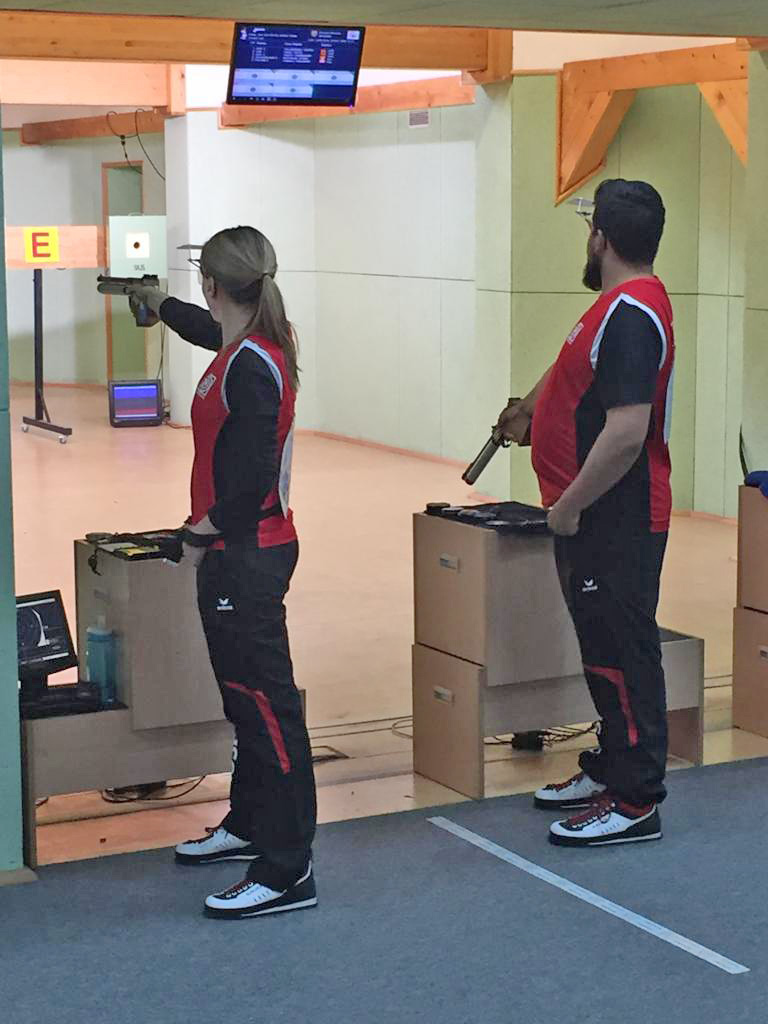 Sandra Stark und Dylan Diethelm schlossen den Mixed-Wettkampf auf dem guten 5. Rang ab.