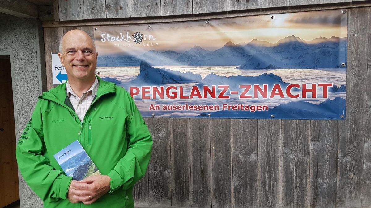 Jacques Moullet aus Neyruz, gewinnt eine Fahrt aufs Stockhorn. Foto: Lars Stucki