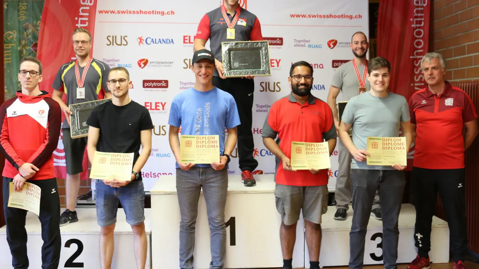 Ehrung 300m 3x40 Männer