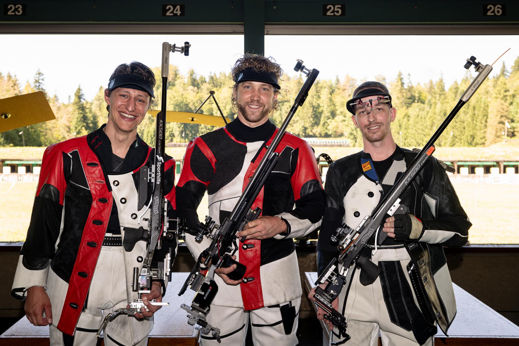 Christoph Dürr, Jan Lochbihler und Sandro Greuter. (Foto: Dominic Brügger)