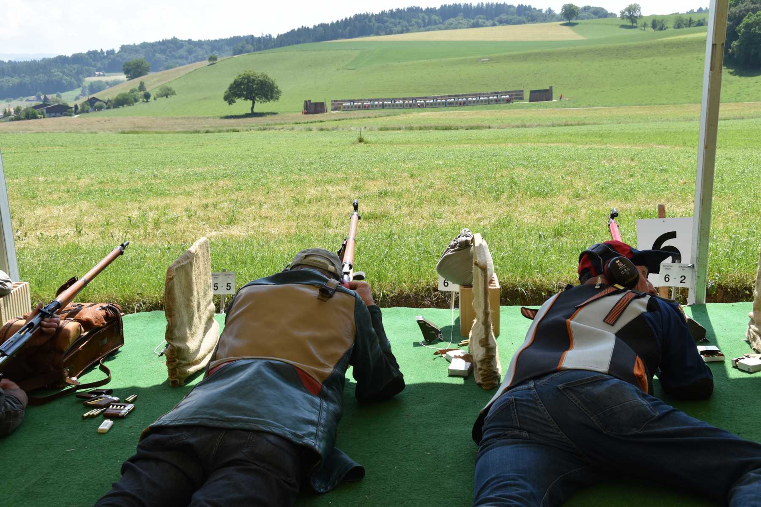 Ueberstorf hatte 2023 den grössten Feldschiessstand der Schweiz. 