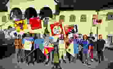 Tutti 2 Die Vereinigten Rütlischützen feiern die Aufnahme der Ständigen Gastsektionen Lommiswil und Menznau.