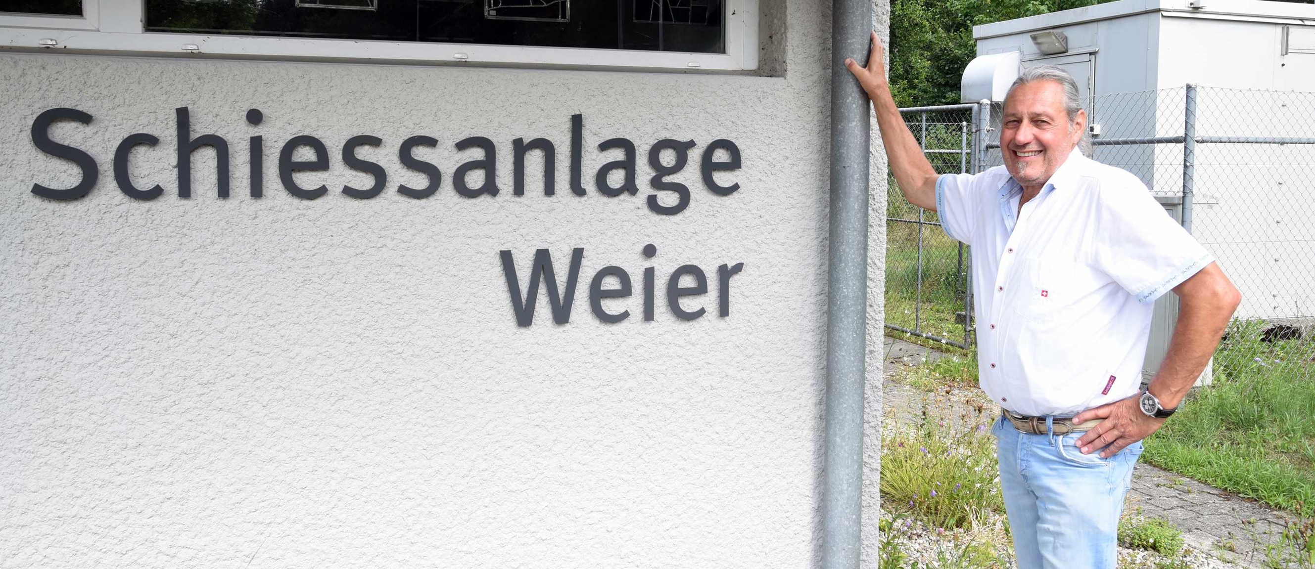 Christian Hadorn, OK-Präsident des Eidgenössischen Schützenfestes der Veteranen 2024, blickt bei der Schiessanlage Weier in Langenthal mit Vorfreude auf den sportlichen Grossanlass in einem Jahr. (Bild: Walter Ryser)