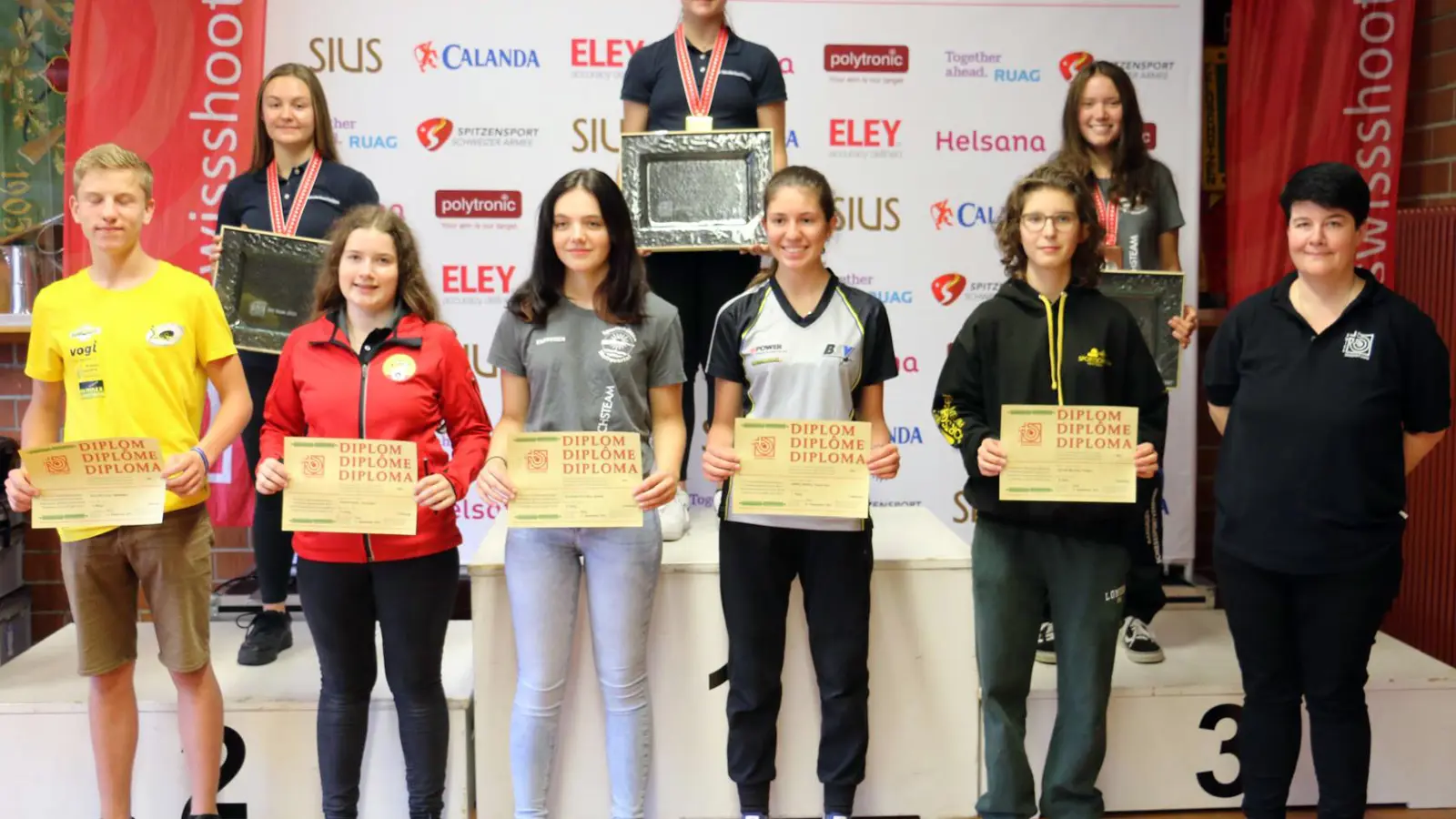 Ehrung G50m 3x20 U13-U17