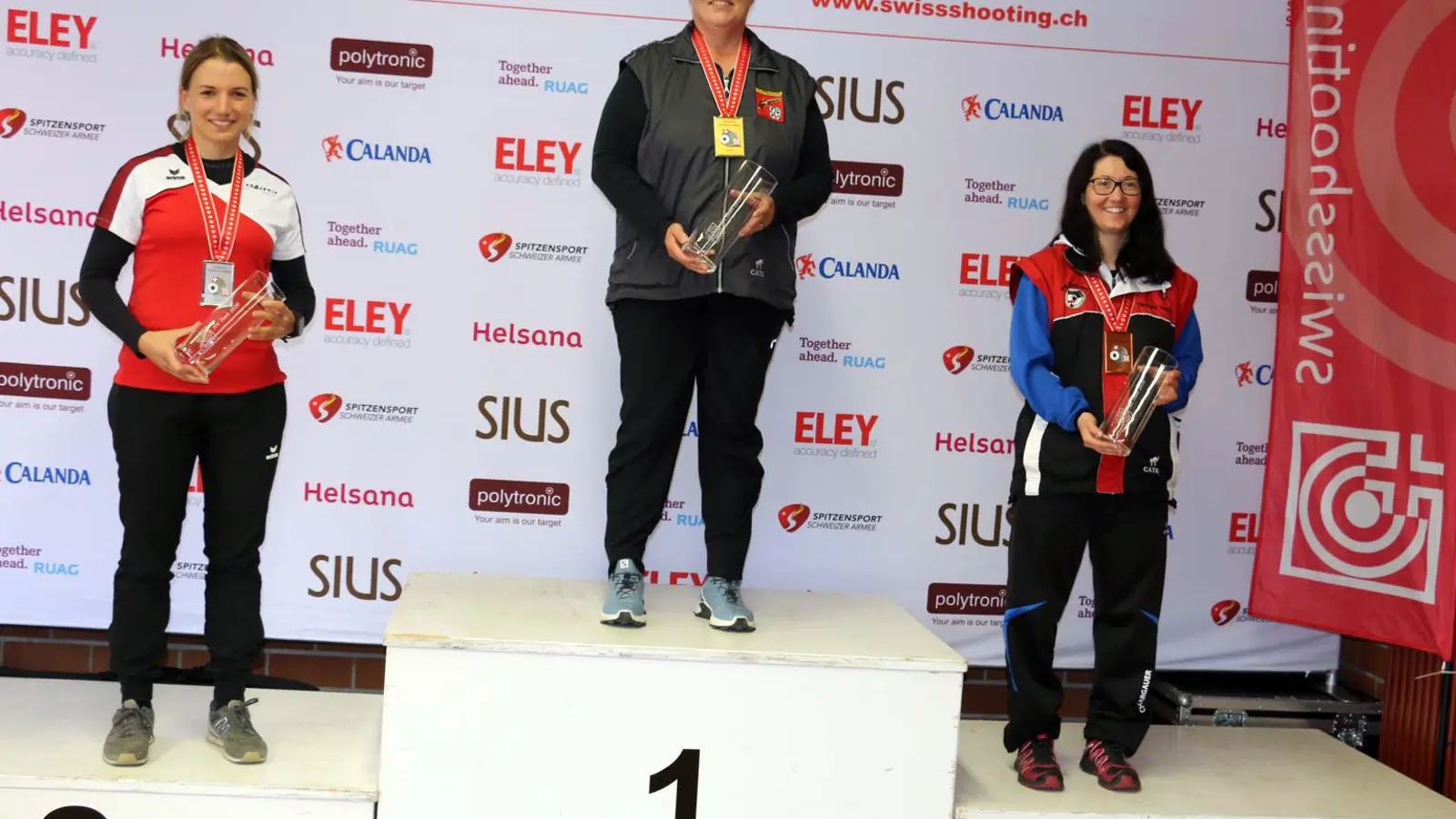 Siegerehrung Sportpistole 25m Frauen