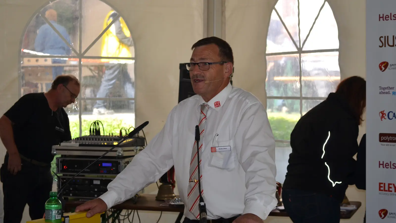 Wettkampfchef Walter Meer