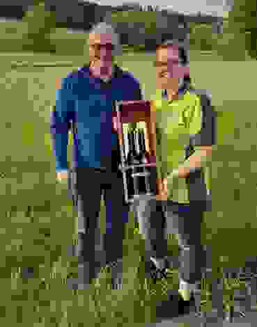 Finalisten Aktive Finalisten Aktive (v.l.): Benno Waldisberg (2) und Flavia Achermann (Siegerin).