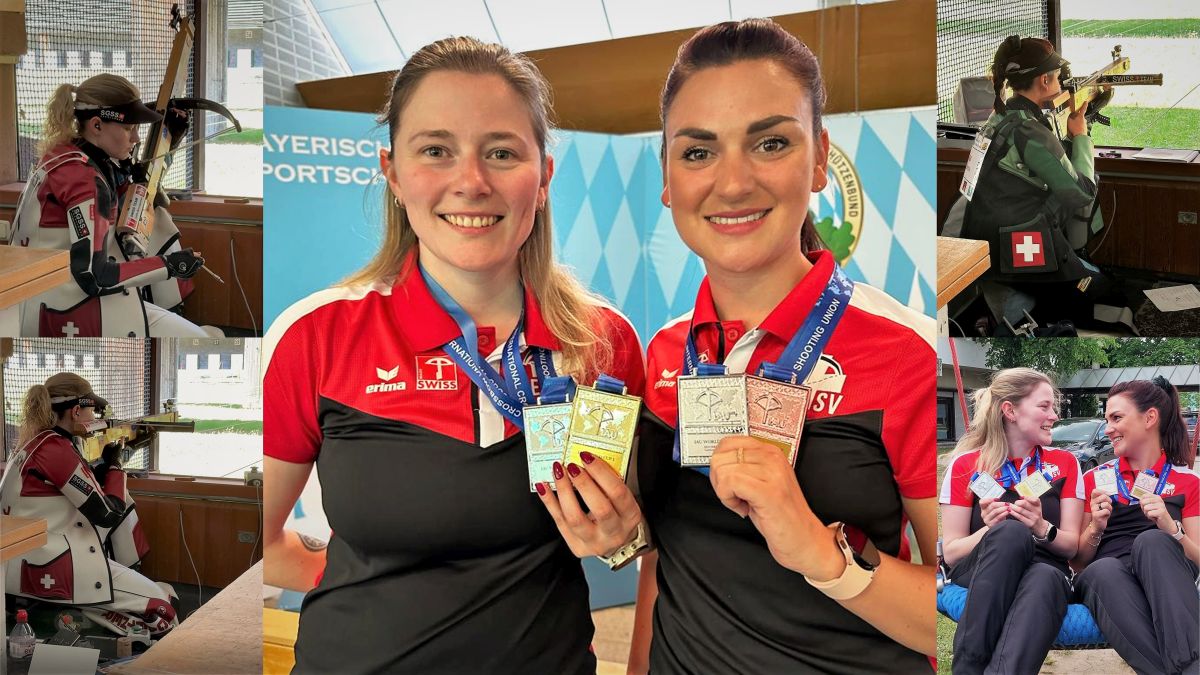 Sie gewannen Edelmetall für die Schweiz (v.l.): Joëlle Baumgartner und Ramona Bieri.