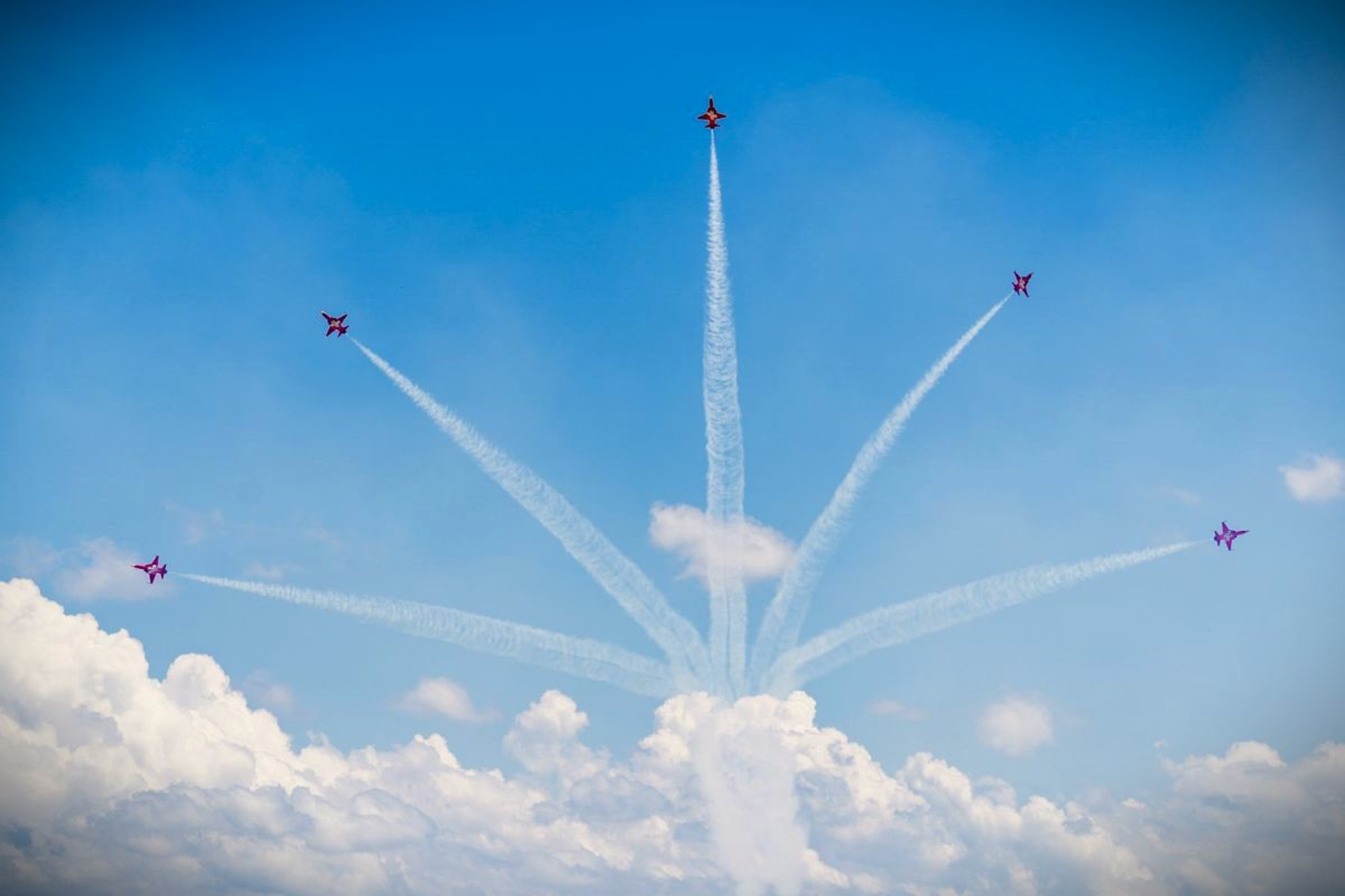 Patrouille Suisse.
Bild: Admin.ch