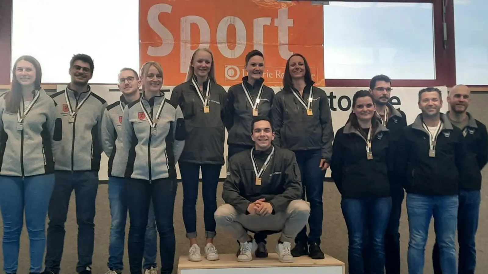 Siegerfoto Gruppenmeisterschaftsfinal Luftgewehr Elite