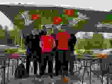 2019-05-21_Polizei-EM.jpg Die Schweizer Delegation an den Polizei-Europameisterschaften (von links): Laurent Stritt, Steve Demierre, Patrik Lustenberger, André Eberhard, Cheftrainer Franz Roth, Roger Bollinger. Auf dem Bild fehlt Stefan Fuchs.