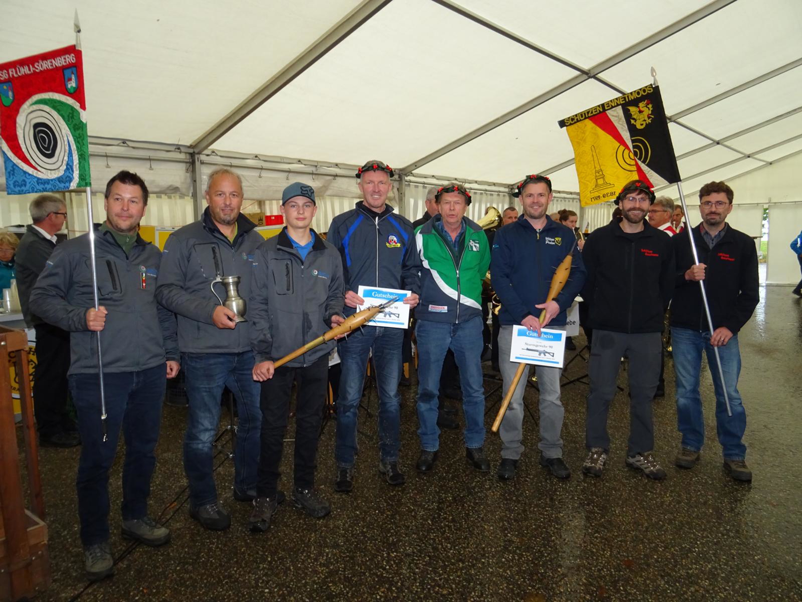 Tagessieger, Kopfkranzgewinner, Meistersektion und bester Junior