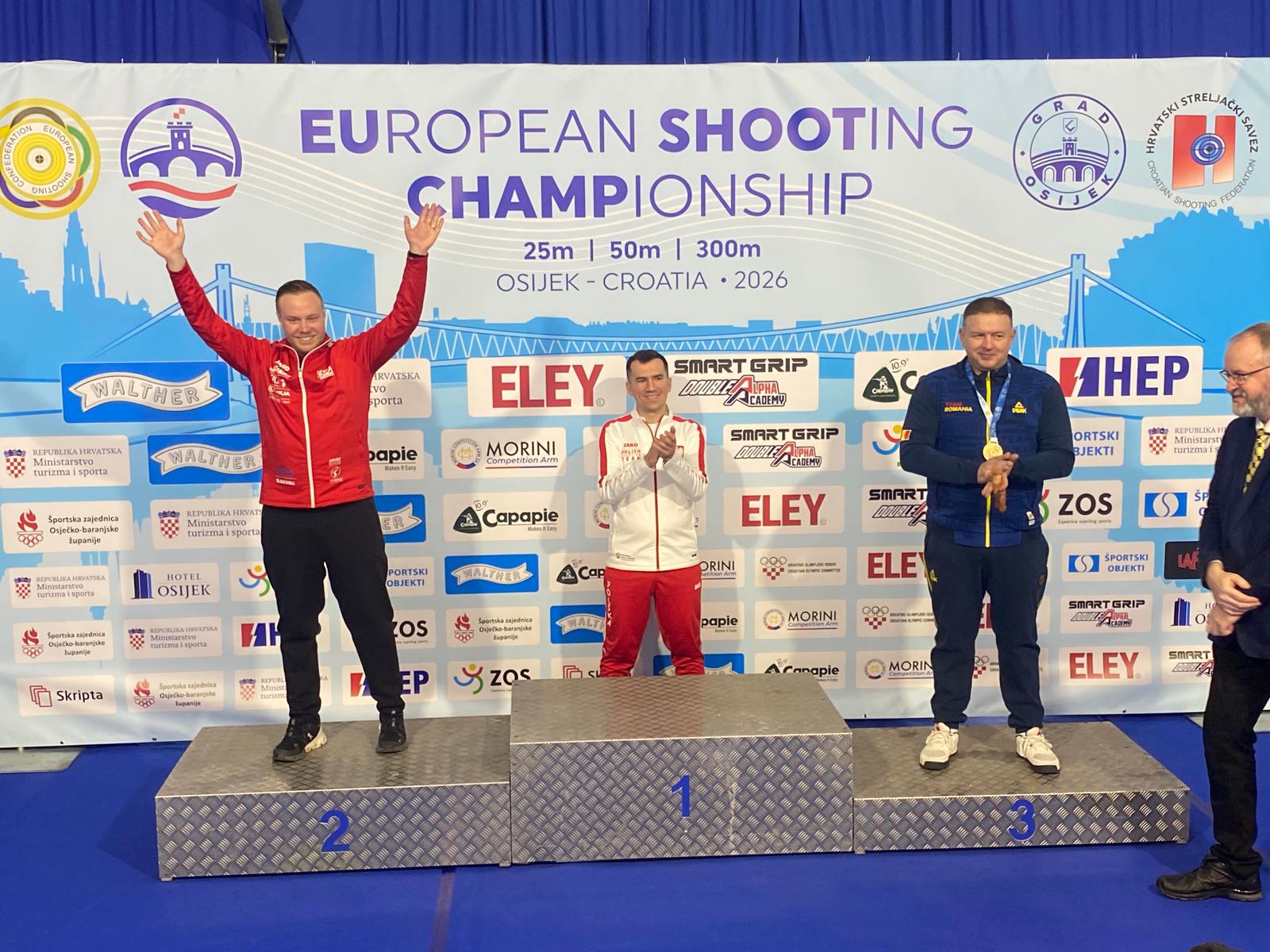 Standardgewehr 300m Open: 1. Tomasz Bartnik (POL); 2. Pascal Bachman-Senit (SUI); 3. Peter Sidi (ROU)