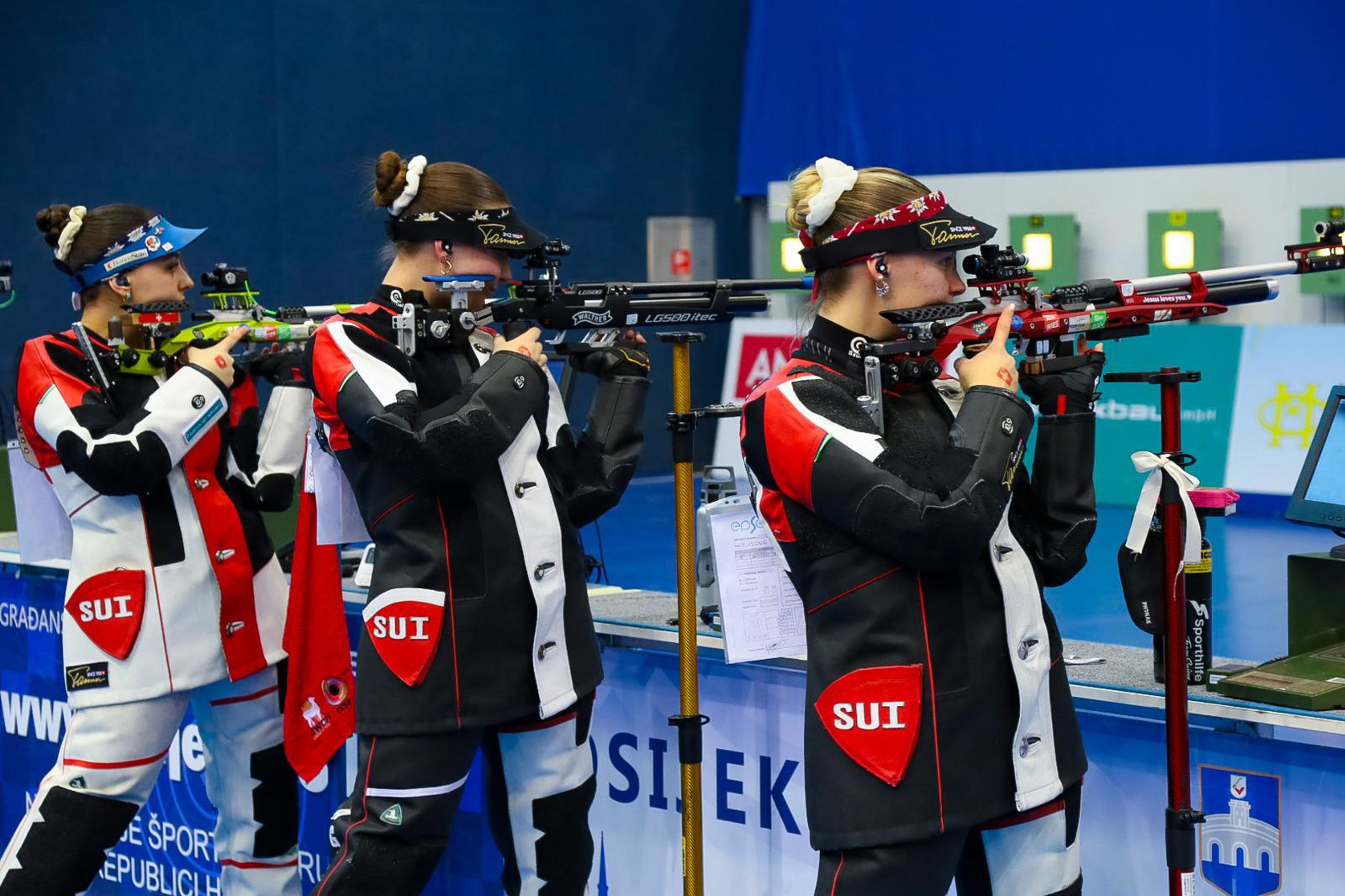 Alexia Tela, Emely Jäggi und Vivien Jäggi.