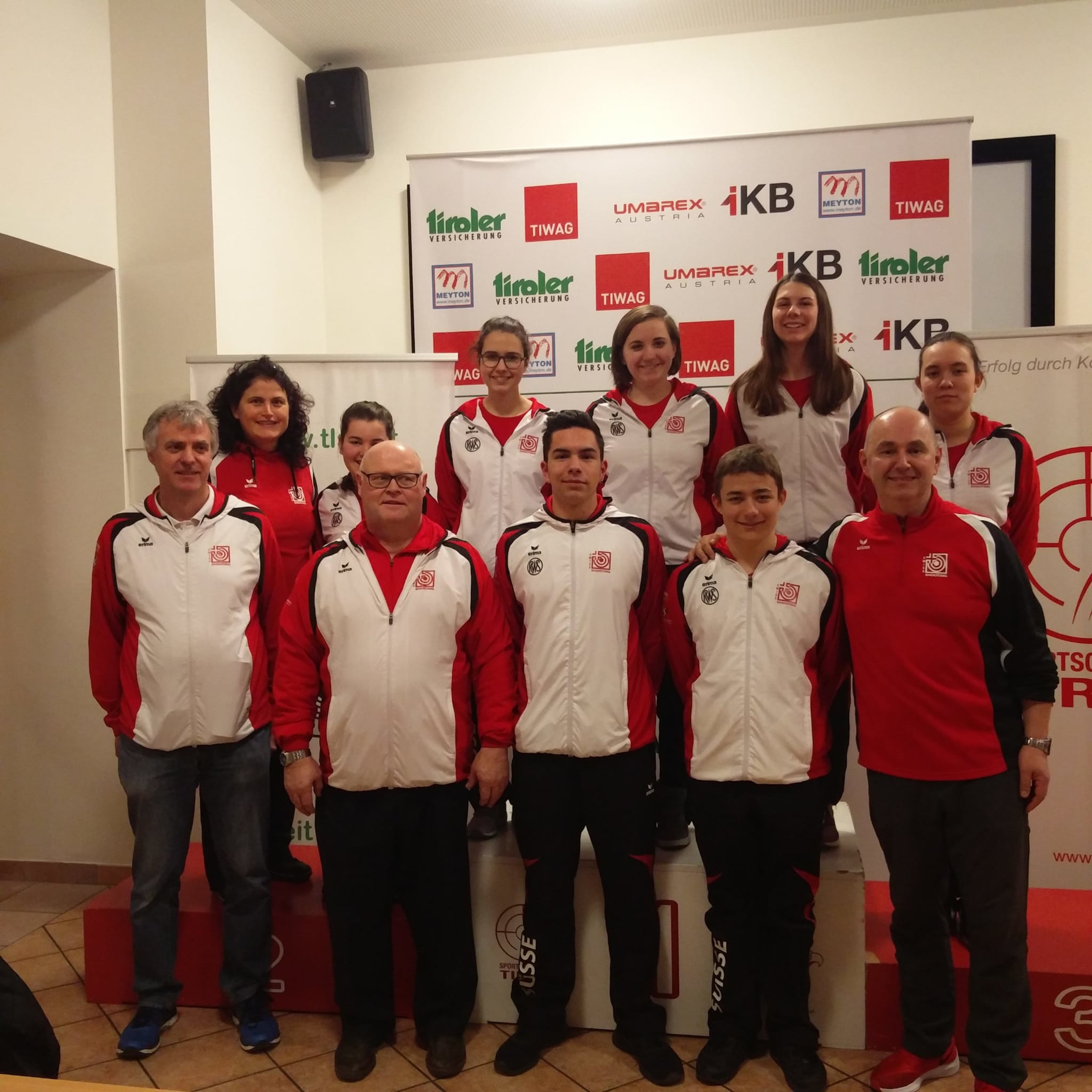 Das Schweizer Team in Innsbruck.