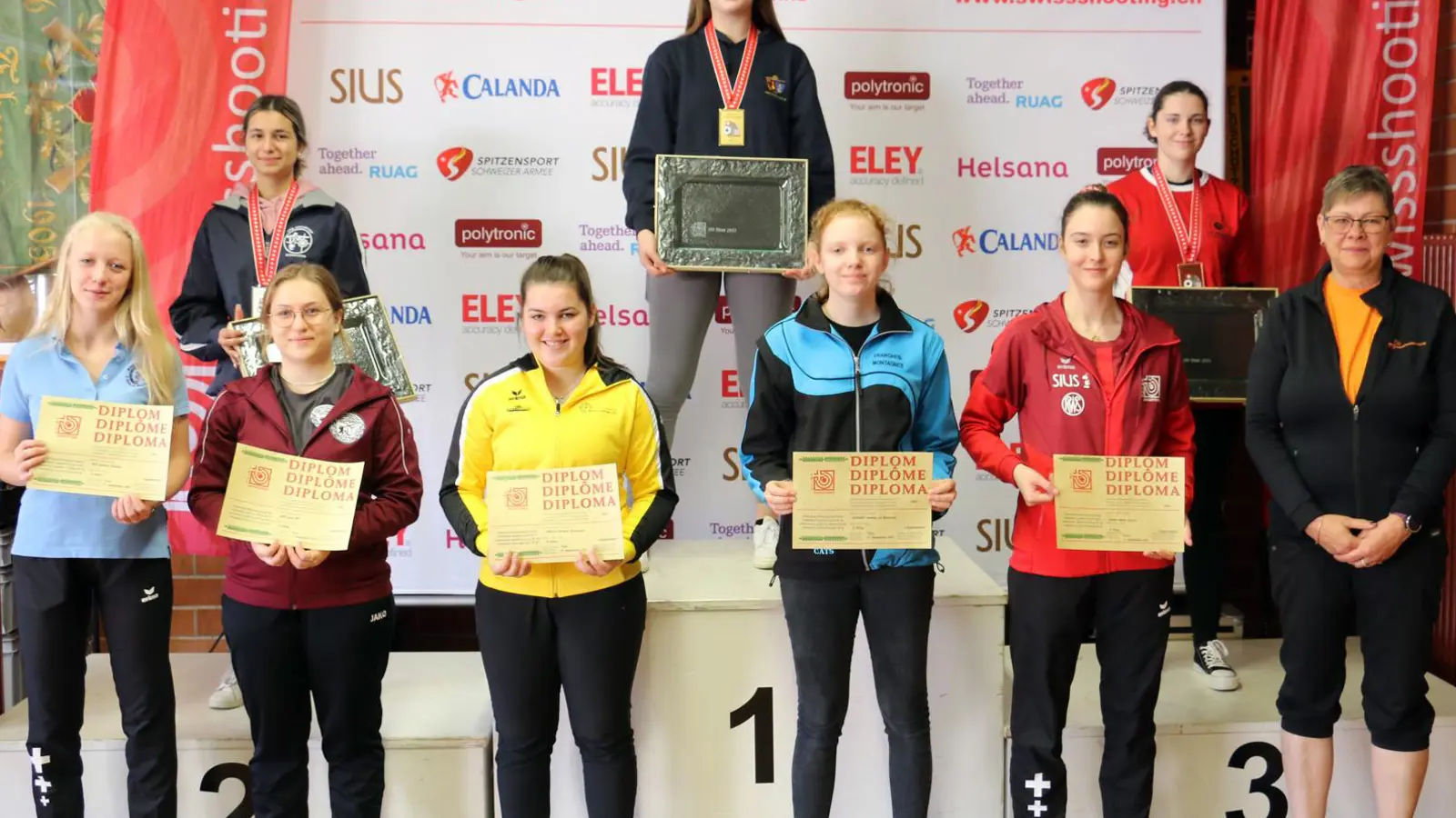 Ehrung G50m liegend Juniorinnen