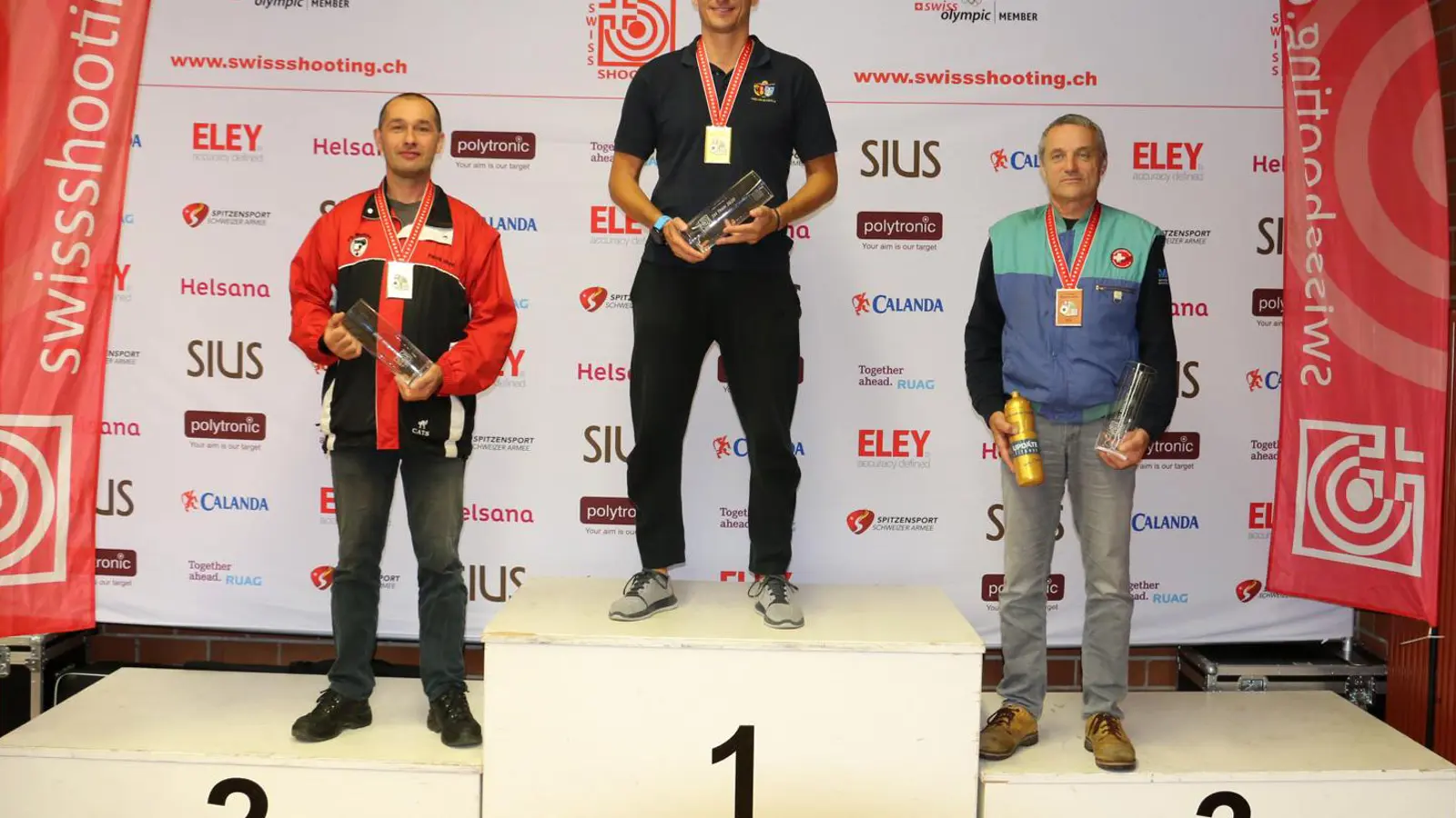 Siegerpodest Pistole 50m Programm B