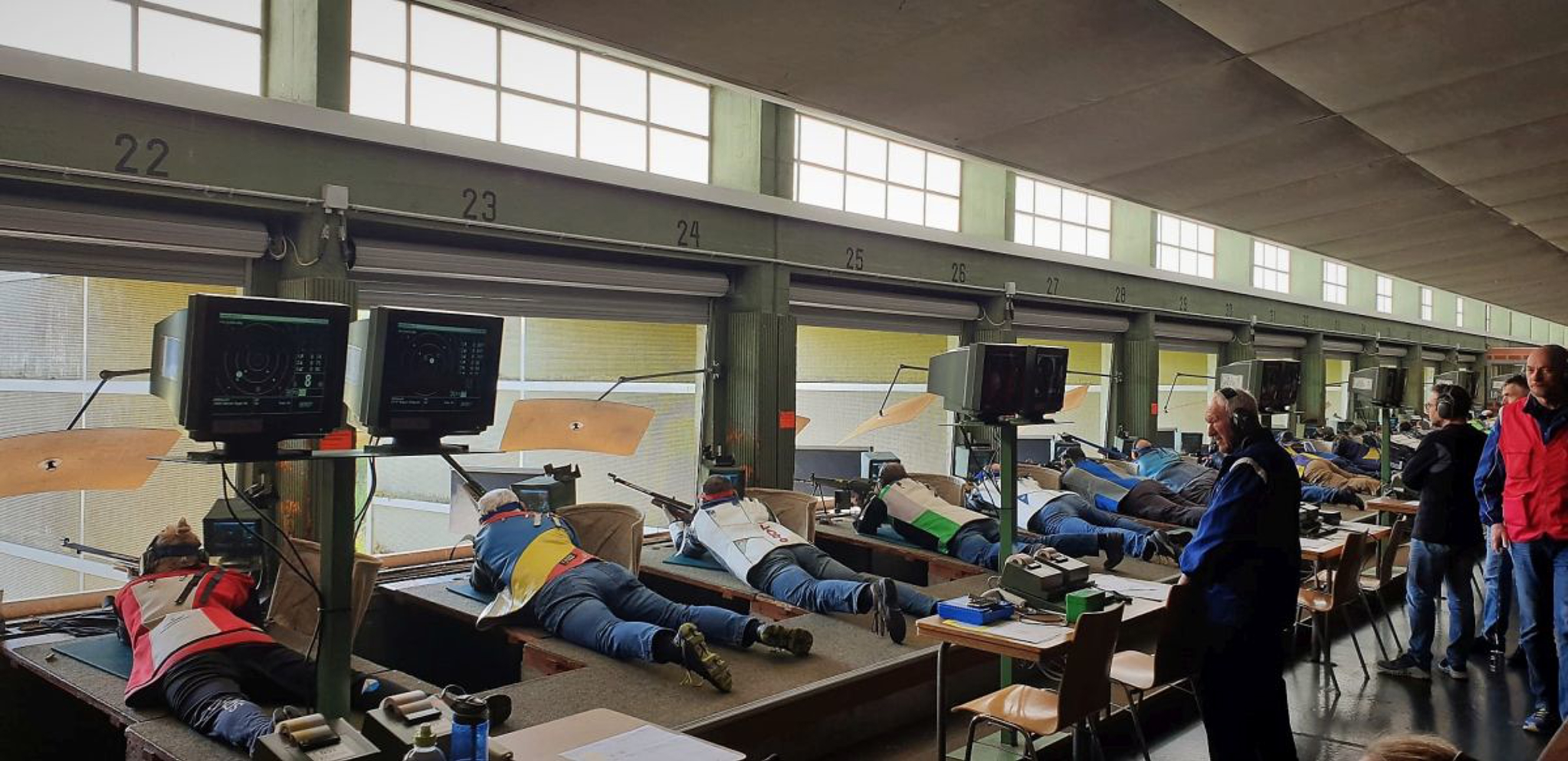 Spannender Wettkampf mit dem Sportgewehr.