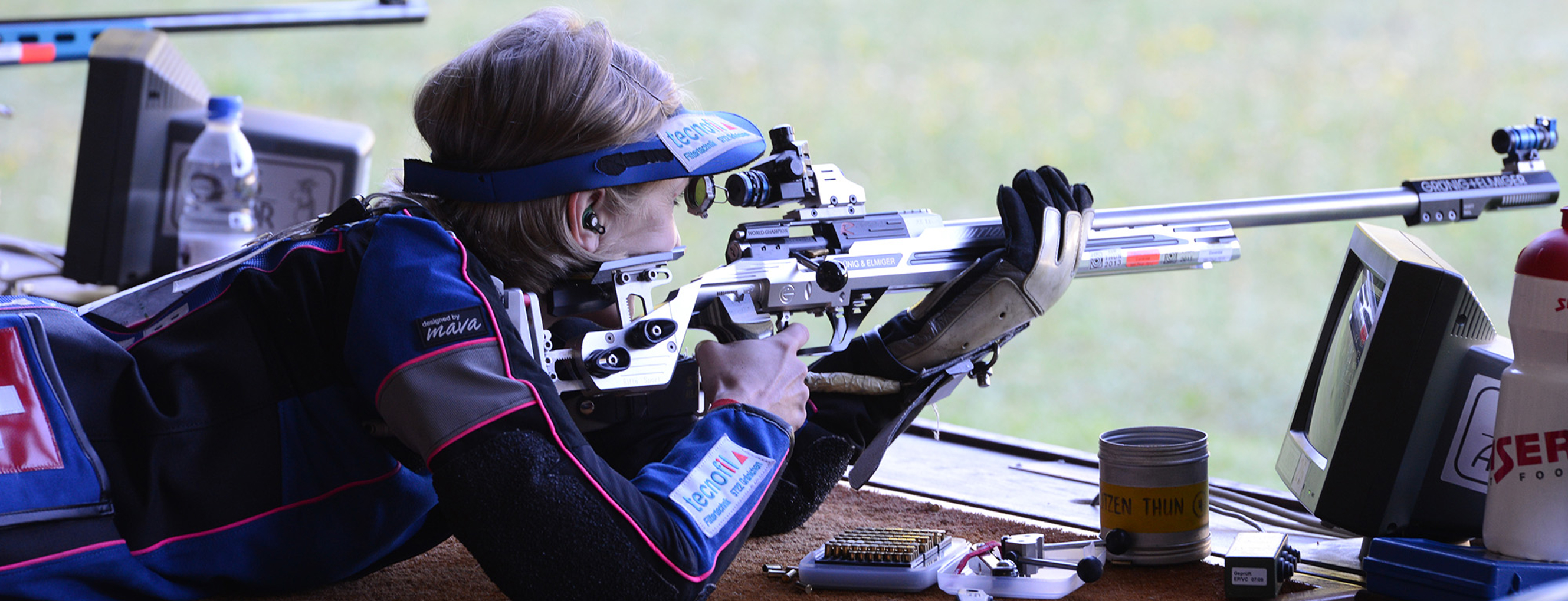 Bettina Bereuter (Buttwil AG) ist neue Schweizermeistern Gewehr 50m liegend.