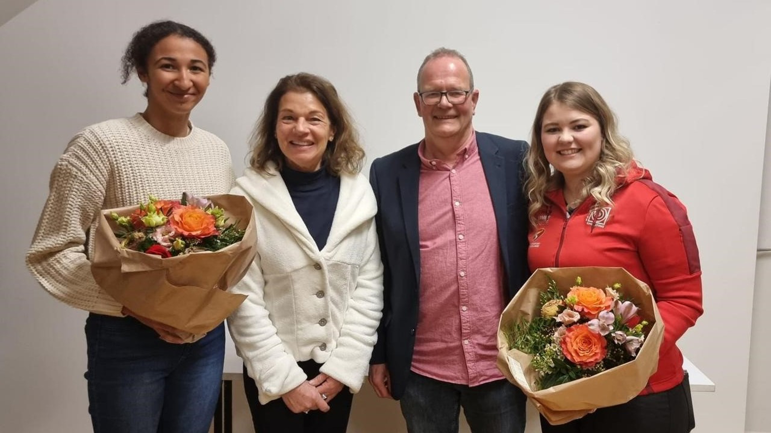 Kenisha Moning, Monica Meyer-Bühler, Bernhard Rentsch und Anja Senti (v.l.).