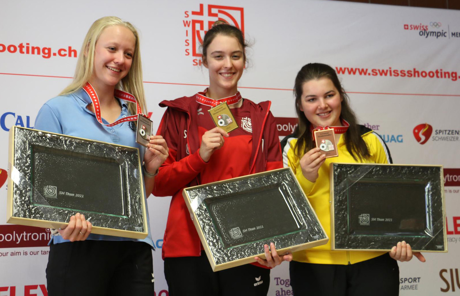 (v.l.) Audrey Goy, Marta Szabo und Sandra Arnold