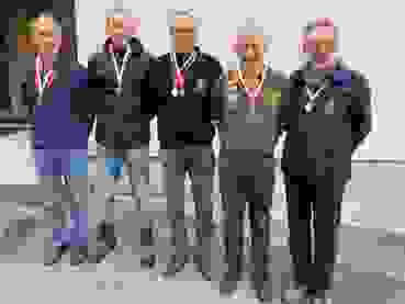 K1600_SM-2021-Medaillengewinner.JPG Die Medaillengewinner Herbert Grad, Adi Eichelberger, Roli Frei, Sepp Ruoss, Peter Wiederkehr.