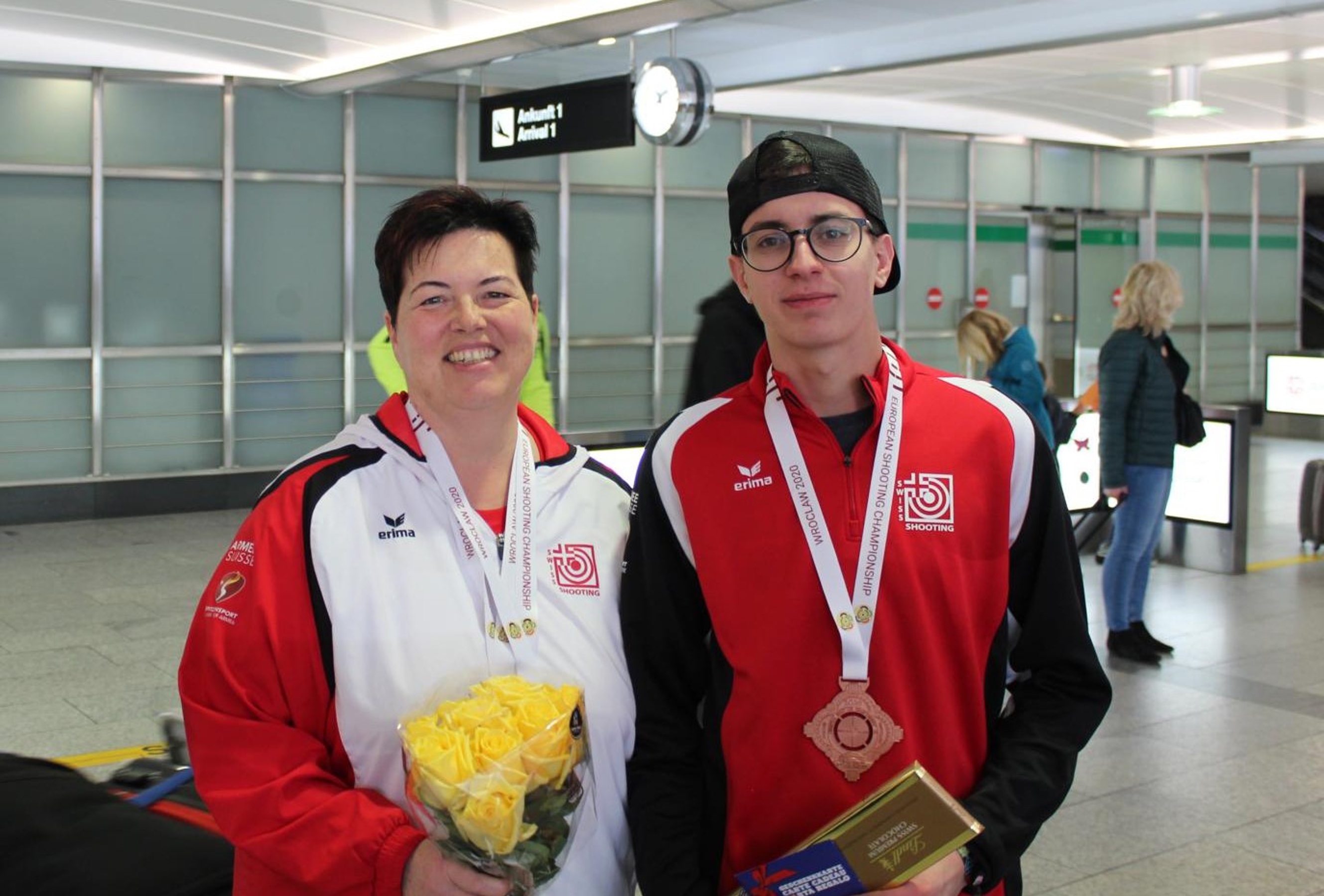 Unser Bronze-Duo: Heidi Diethelm Gerber und Jason Solari.