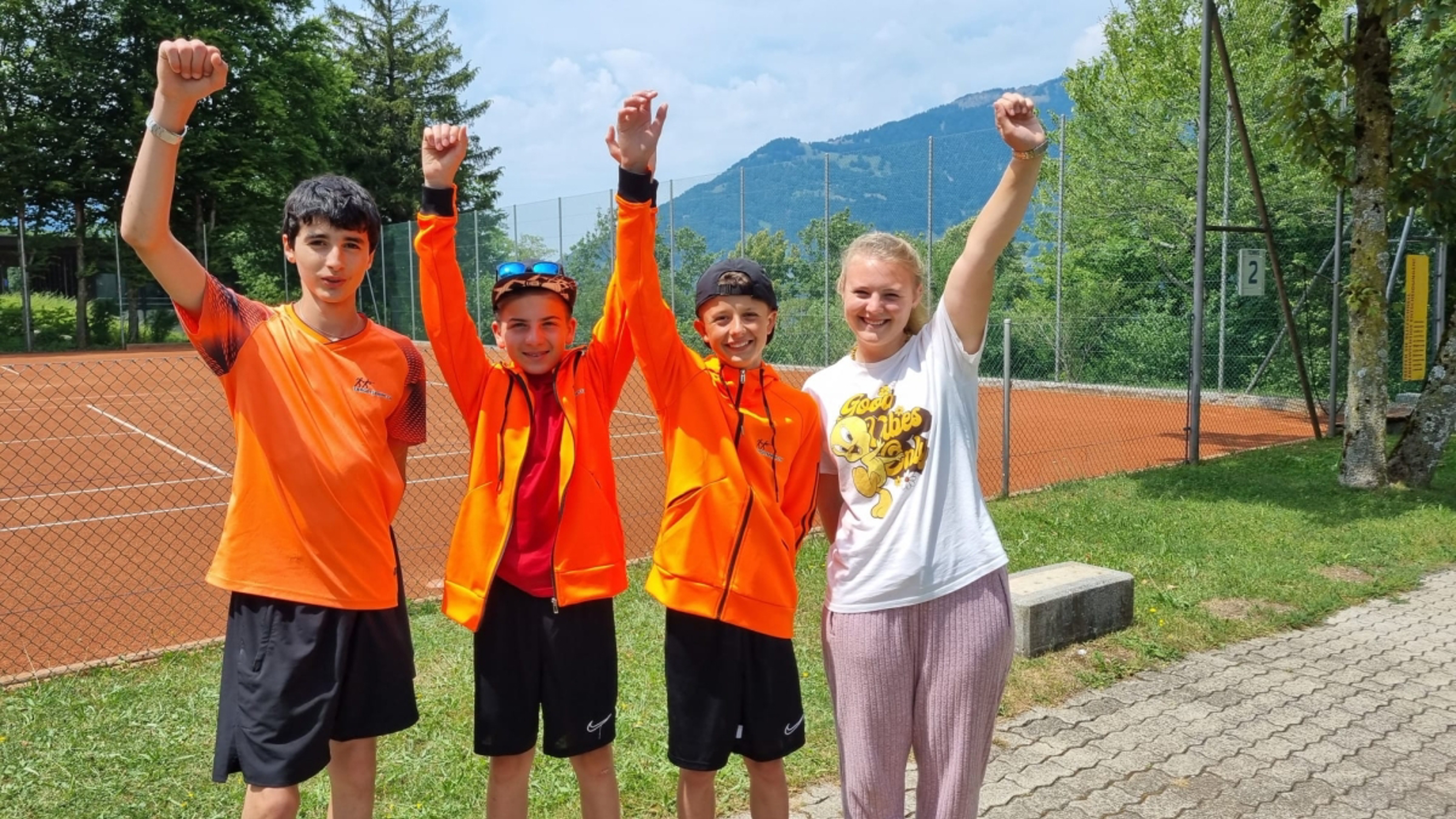 Den jungen Talenten steht die Begeisterung ins Gesicht geschrieben.