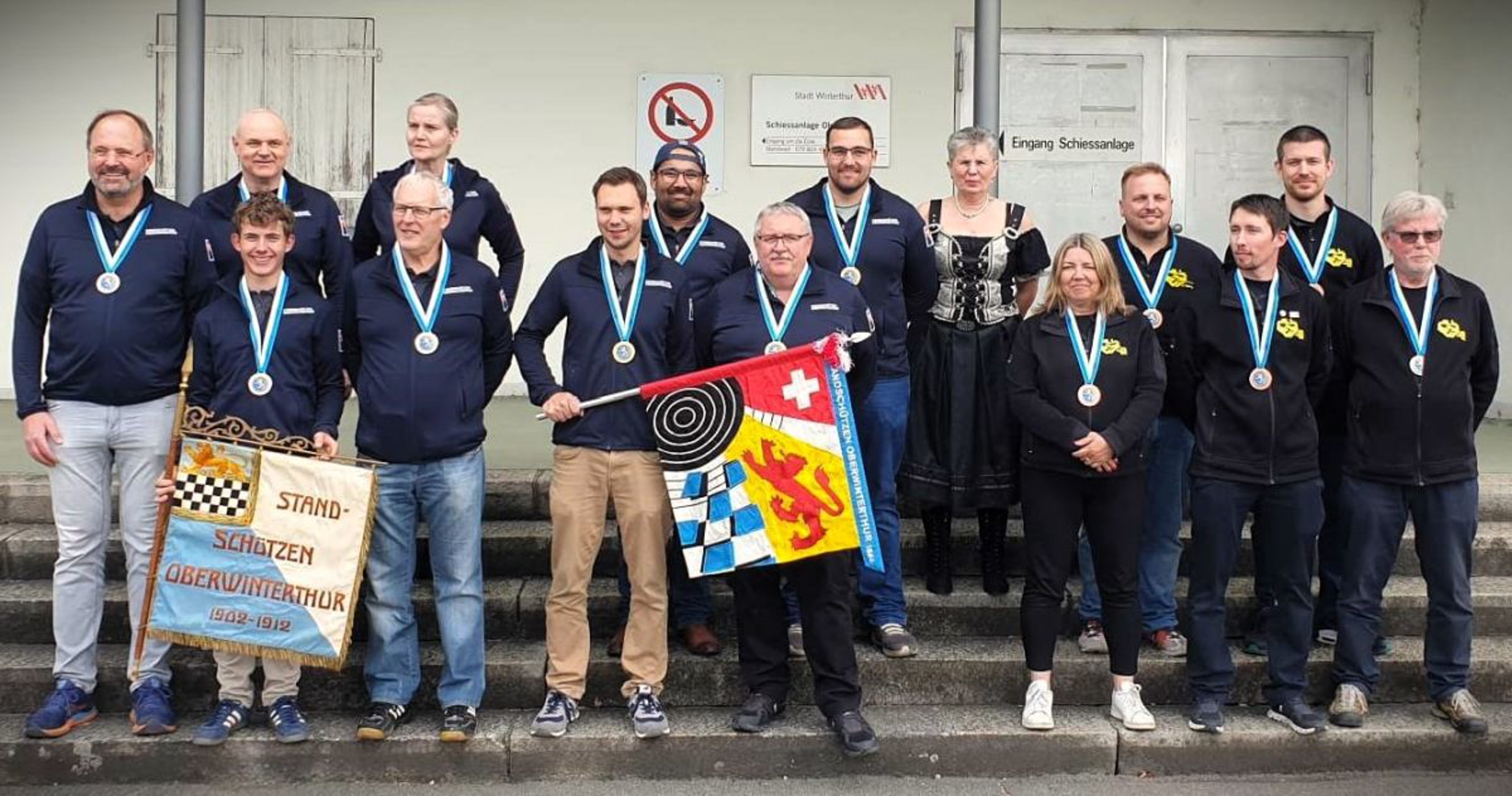 Feld A – Sport (v.l.:) Oberwinterthur StS II (2.); Oberwinterthur StS I (1.); Kyburg SG I (3.).