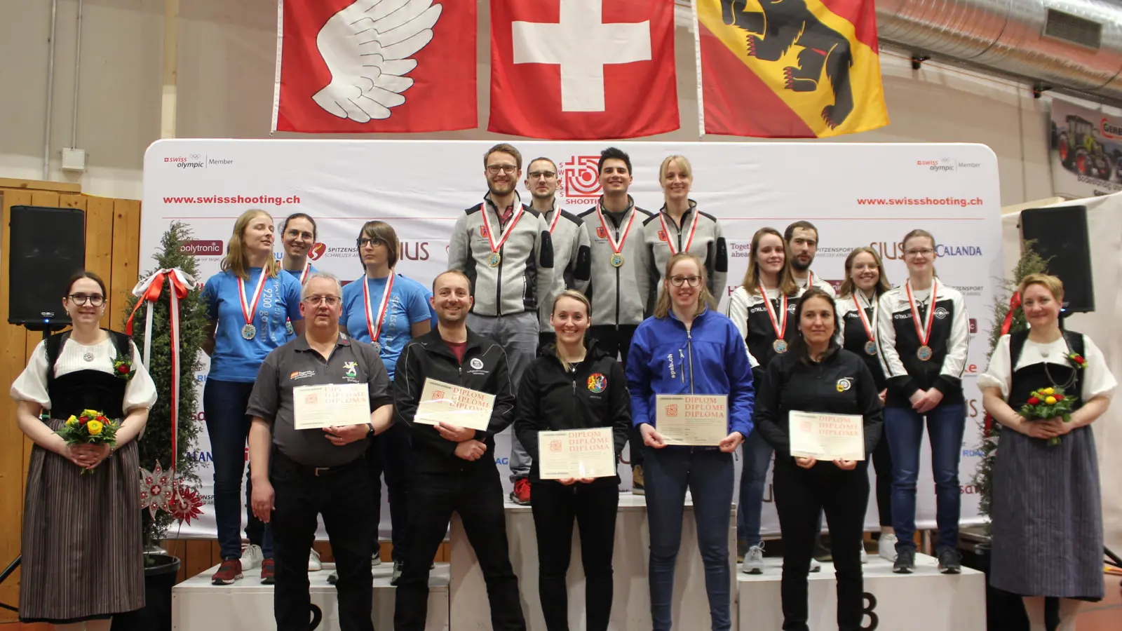 Final Elite mit Diplomplätzen  4 Dielsdorf 5 Nidwalden 6 Stadt Zürich