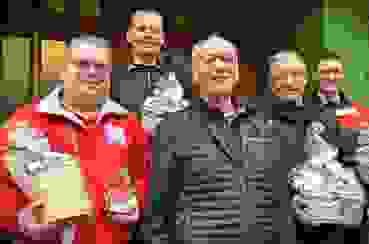 Rw Cup2a Der Organisator mit den vier besten Schützen des Röbi-Wüest-Cups (v.l.): Sieger Renato Kissling, Dieter Grossen, Robert Wüest, Alfred Hostettler und Thomas Vock.