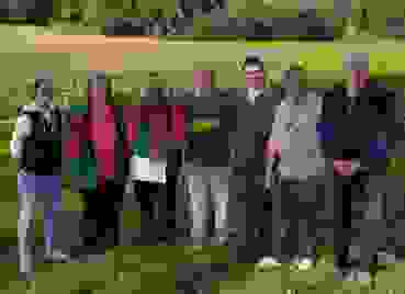 SHMM-Sieger-2021 (2).jpg Die Schützen aus Hallau (v.l.n.r.) Melanie Solci, Sonja Haas, Godi Haas, Roger Schnetzler, Rolf Zollinger, Rüedi Jäger und Peter Gasser (auf dem Bild fehlt: Ralph Frey).