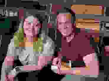 AnjaSentiPascalBachmann.jpg Die Kaderschützen Anja Senti und Pascal Bachmann.