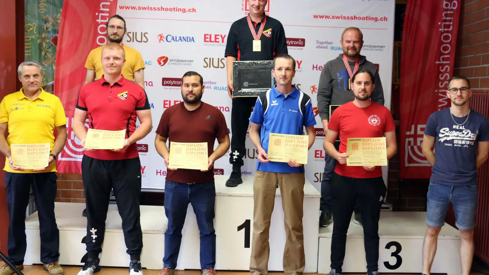 Ehrung Sportpistole 25m Männer
