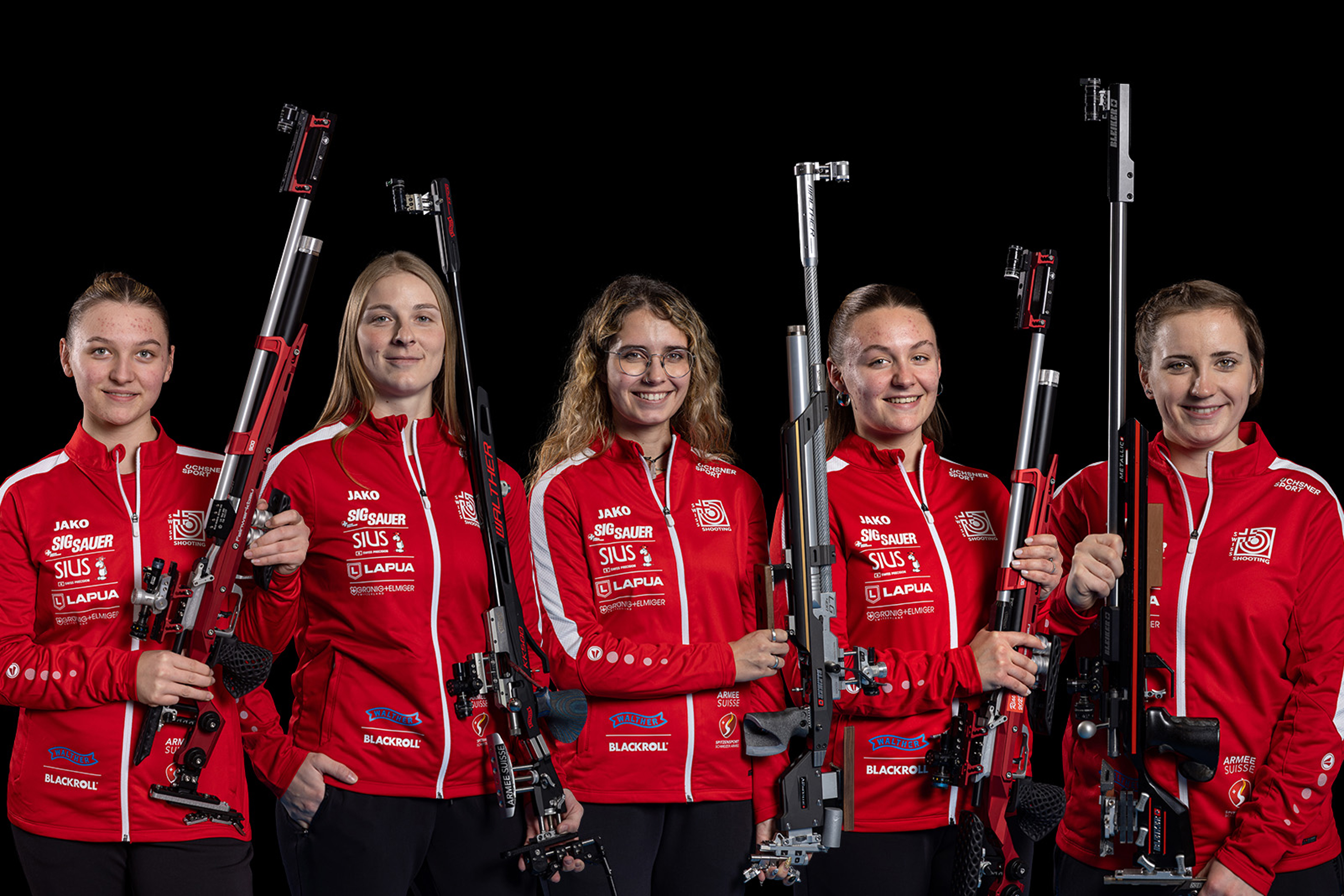Das Frauen-Team an der Rifle Trophy.