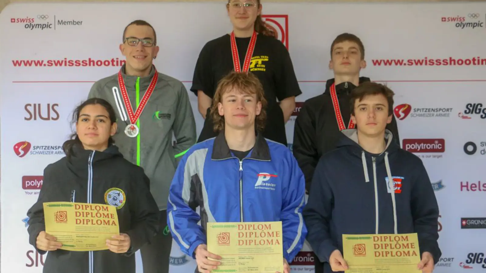 Das Podest bei den U19