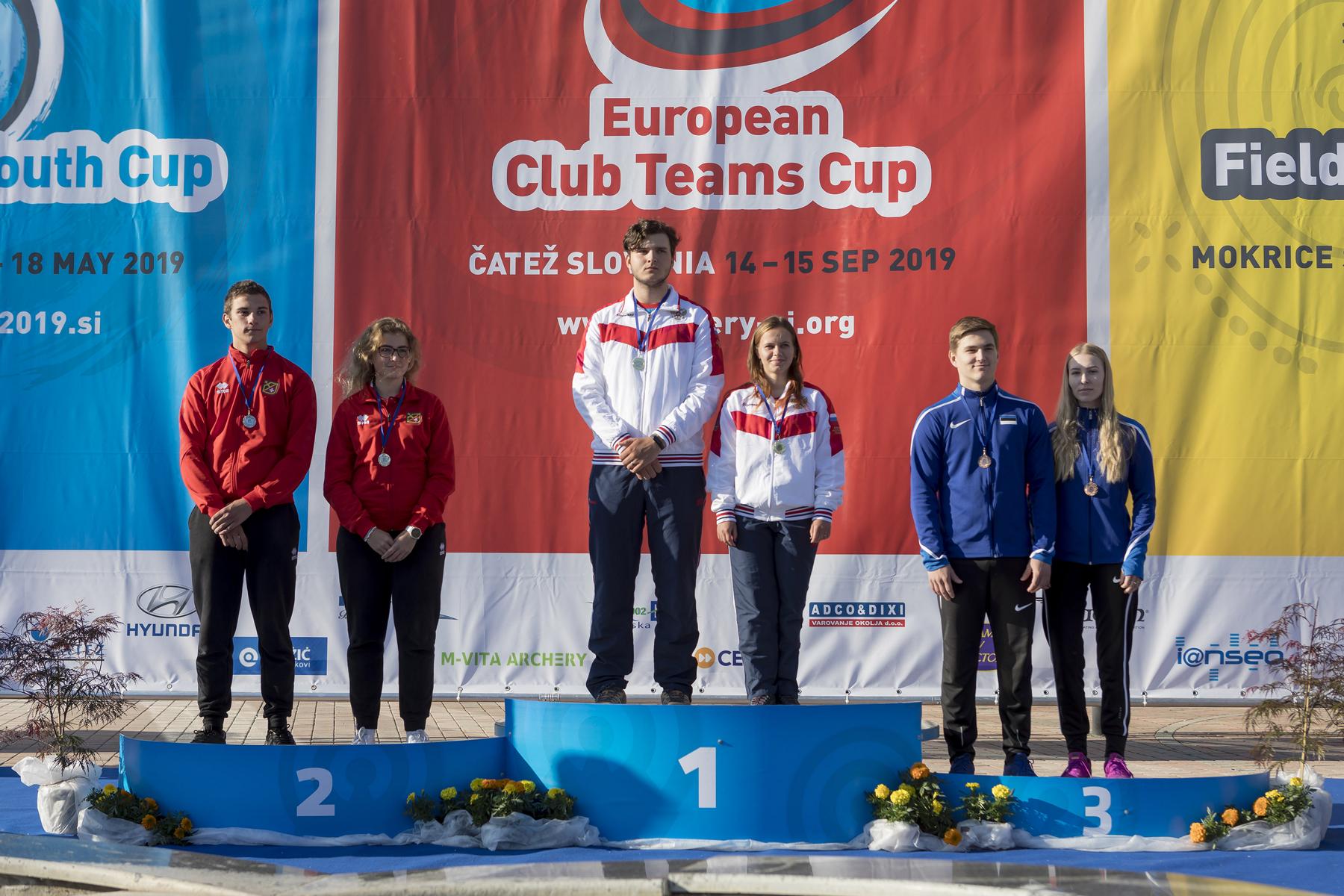 Janine Hunsperger und Andrea Vallaro standen im Mixed-Wettkampf zuoberst auf dem Podest.