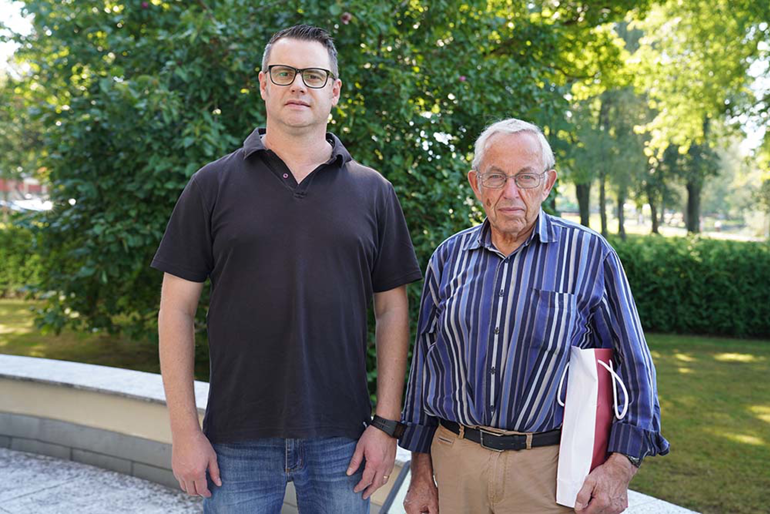 Patrik R. Fluri und Paul Gertsch (v.l.)