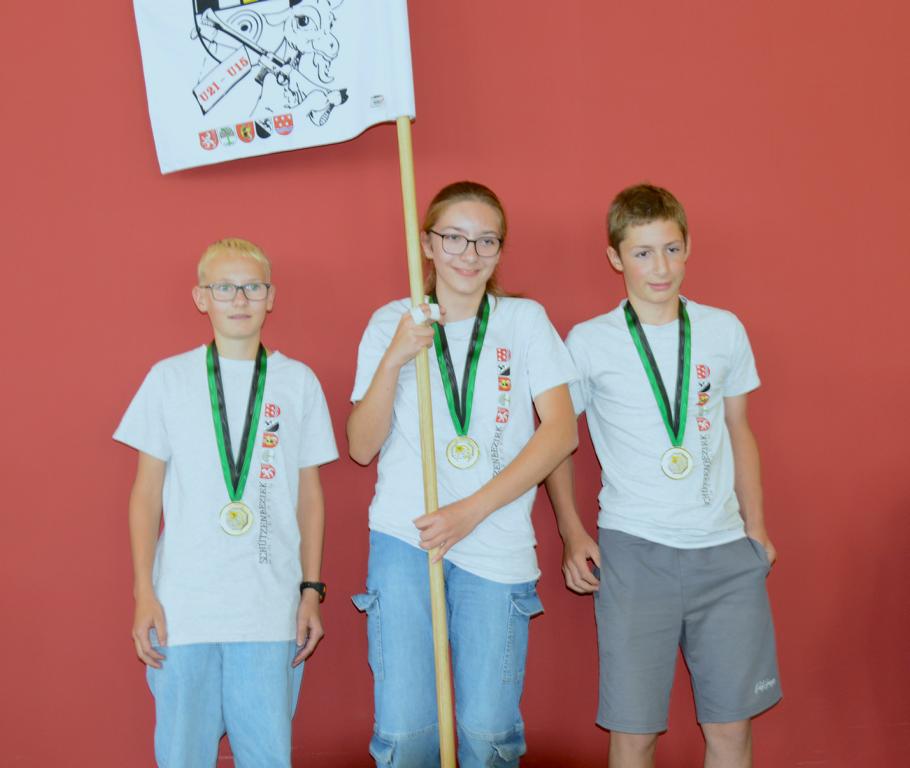 Die Sieger des Ostschweizer Gruppenwettkampfs für Jugendliche: Tomils SV1 (GR)
